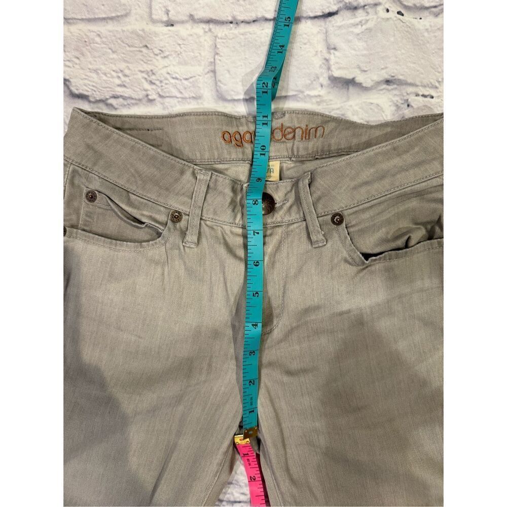 Agave Denim Straight Leg Jeans in Lightwash Gray Waist Size 27 - Picture 5 of 6